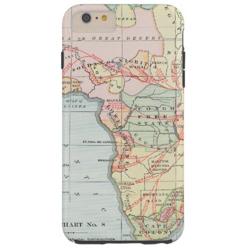 AFRICA MAP 1894 TOUGH iPhone 6 PLUS CASE