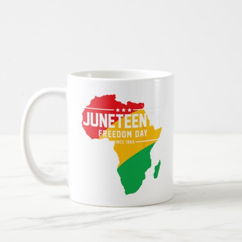 Africa Map Black History Celebrate Black Freedom   Coffee Mug
