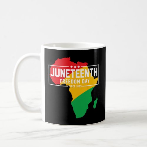 Africa Map Black History Celebrate Black Freedom   Coffee Mug