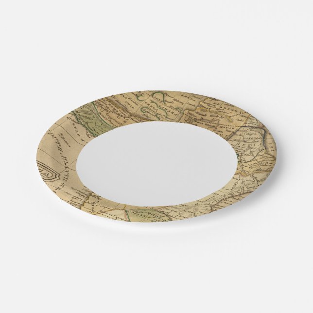 Africa  Map by Worcester Paper Plates (Angled)