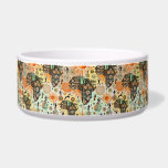 Africa Map Decorative Tribal Elements Pattern Bowl<br><div class="desc">Africa Map Decorated with warm Colors Pattern Design,  Savanna wild nature,  baobabs,  sunshine and Tribal Elements. Original Vector  Art Design Copyright BluedarkArt TheChameleonArt.</div>