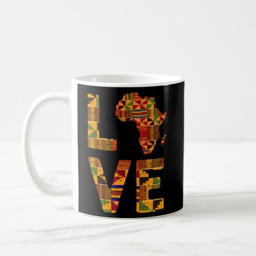 Africa Map For Traditional Africa Kente Coffee Mug