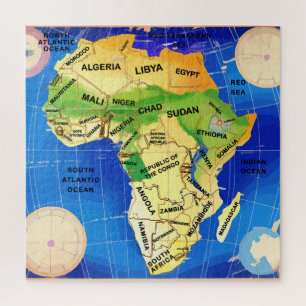 Africa Map Jigsaw Puzzle