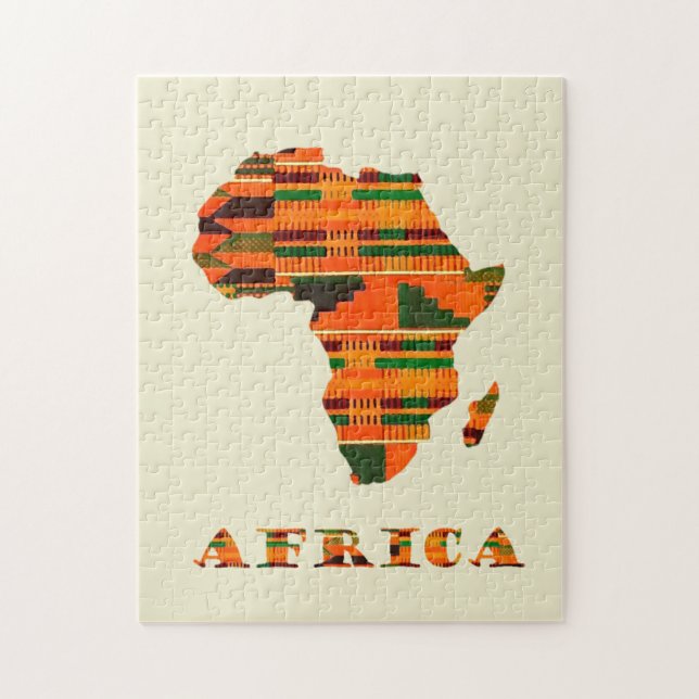 Africa Map Jigsaw puzzle (Vertical)