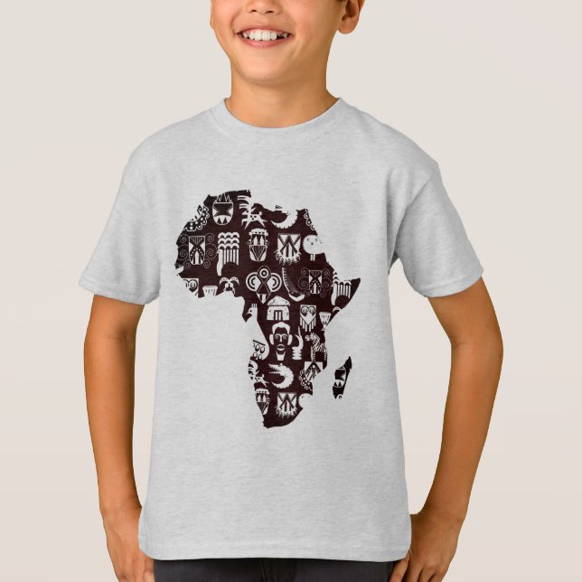 Africa Map T-Shirt (Front)