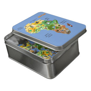 Africa Map with Flags jigsaw puzzle