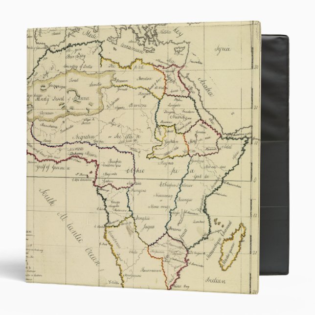 Africa, Mediterranean 3 Ring Binder (Front/Inside)