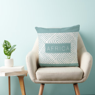 Africa Mud Cloth Throw Pillow