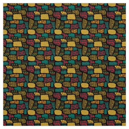 Africa Multi colored Fabric