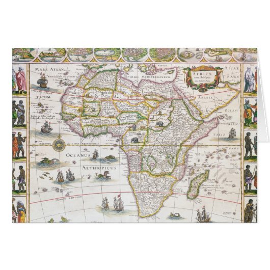 Africa Nova, c.1617 Cards (Front Horizontal)