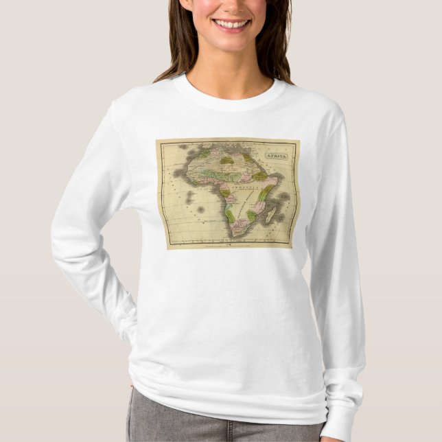 Africa Olney Map T-Shirt (Front)