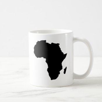 Africa Outline Map Customizable Product Coffee Mug by Botuqueandco at Zazzle