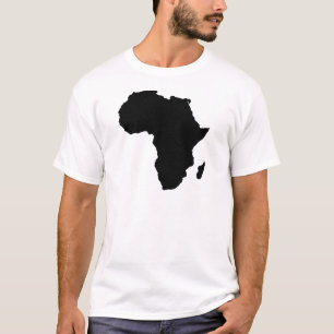 Africa Outline Map Customizable Product T-Shirt