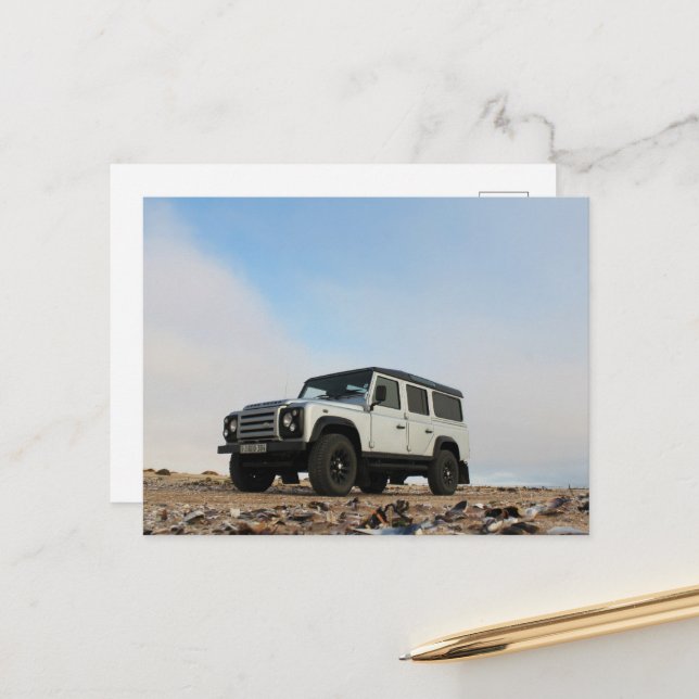 Africa Overlanding 4x4 Road Trip Driving Postcard (Front/Back In Situ)