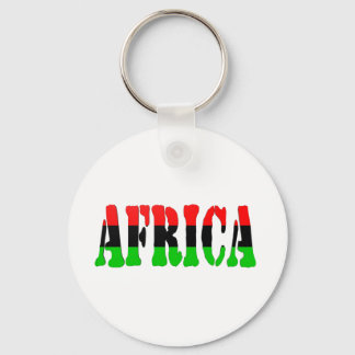 Africa Pan-African Flag Keychain