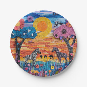 Africa Paper Plates