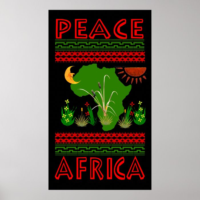 Africa Peace Print