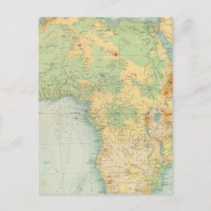 Africa Physical 10506 Postcard