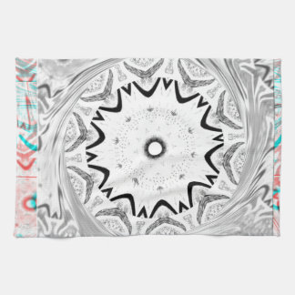 Africa Pink Cyan geometry Towel