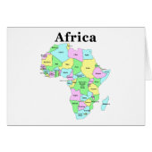 Africa - Political Map (Front Horizontal)