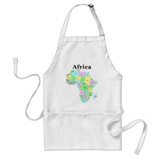 Africa - Political Map Adult Apron