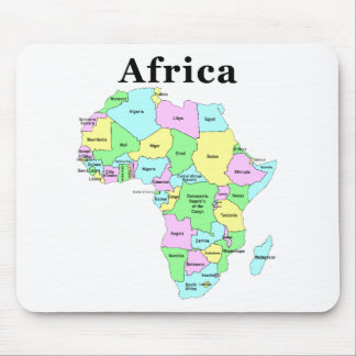 Africa - Political Map Mouse Pad
