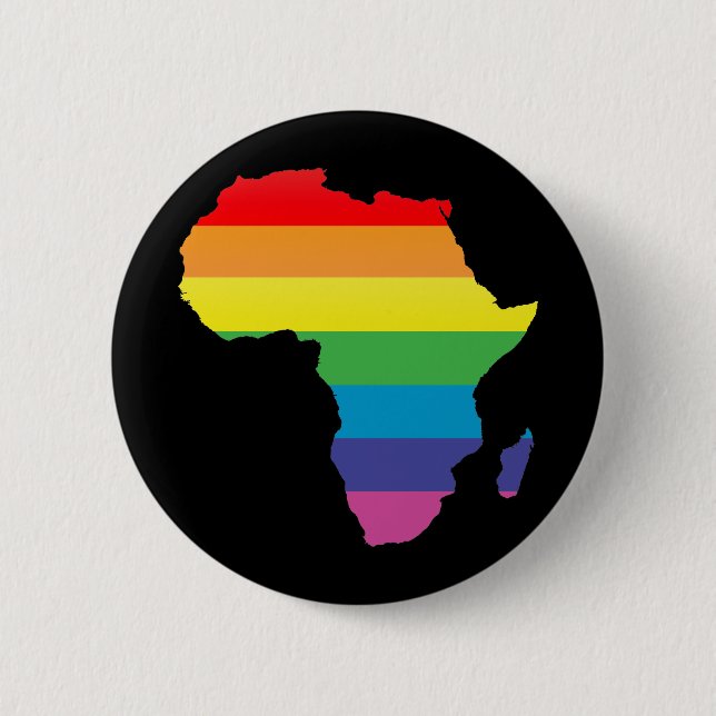 africa pride. pinback button (Front)