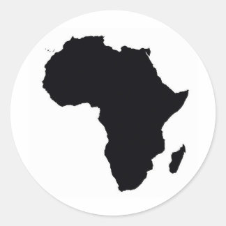 Africa Proud Classic Round Sticker