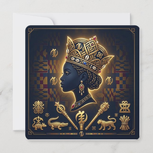 Africa Queen  Invitation (Front)