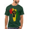 Africa Rasta Black Fist Dark Colored T-Shirt