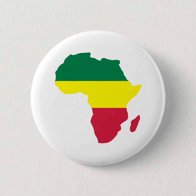 Africa Reggae Pinback Button (Front)