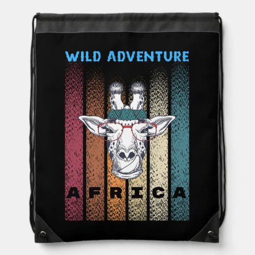 Africa retro wild adventure Backpack