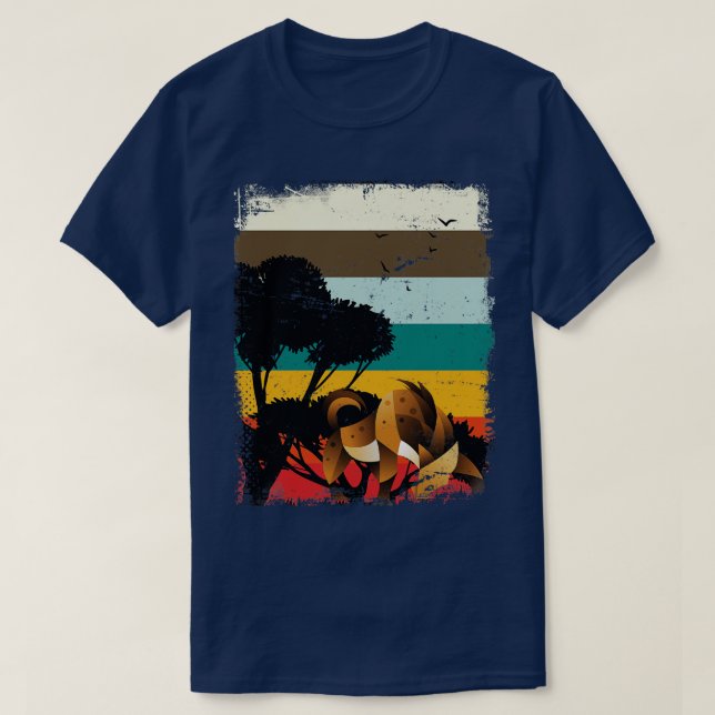 Africa Safari Animal Gift Hyena T-Shirt (Design Front)