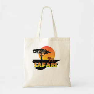 Africa Safari Lion Sunset  Tote Bag