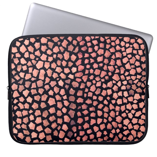 Africa skin seamless pattern laptop sleeve (Front)