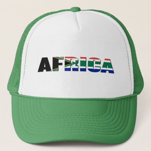 Africa Spirit Trendy Authentic Vibrant Heritage Trucker Hat