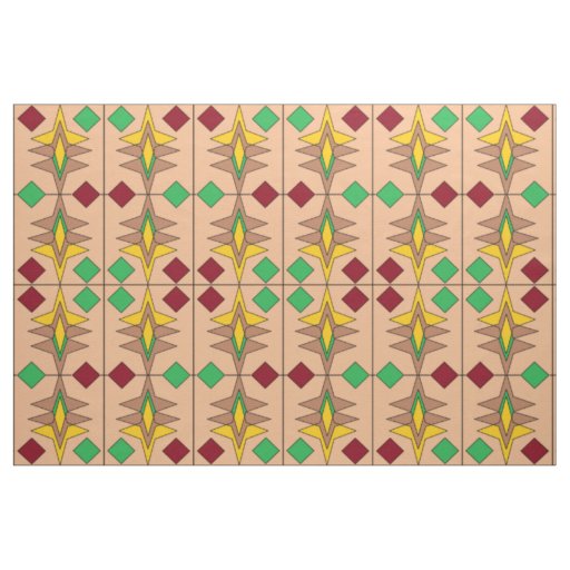 Africa Square Star Fabric