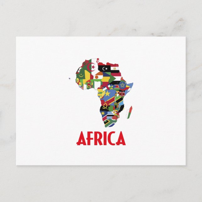 Africa States Postcard (Front)