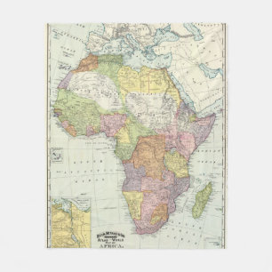 Africa, Suez Canal Fleece Blanket