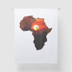 Africa T Shirt Map Of Africa Tee South African Sun Sheer Curtains