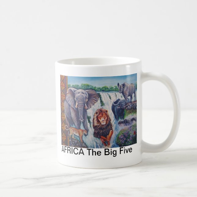 AFRICA The Big Five Coffee Mug (Right)