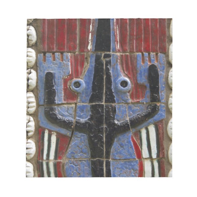 Africa, Togo, Kpalime. Artisan handicraft center Notepad (Front)