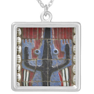 Africa, Togo, Kpalime. Artisan handicraft center Silver Plated Necklace