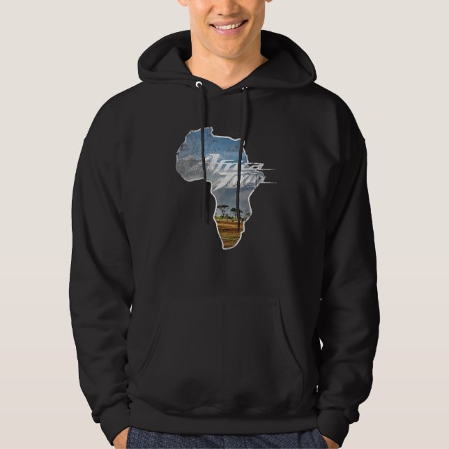 Africa Touring Twin Bike Off Road & Cross Continen Hoodie (Front)