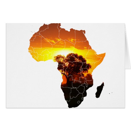 Africa tree cards (Front Horizontal)
