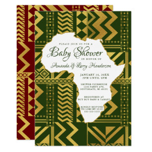 African Themed Invitations 5