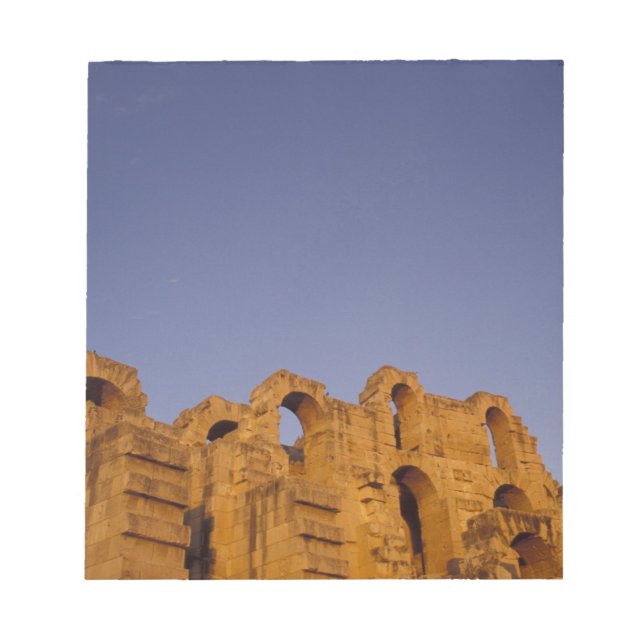 Africa, Tunisia,  El Jem. Ruins of a Roman Notepad (Front)