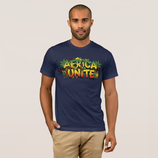 Africa Unite Reggae T-Shirt (Front Full)