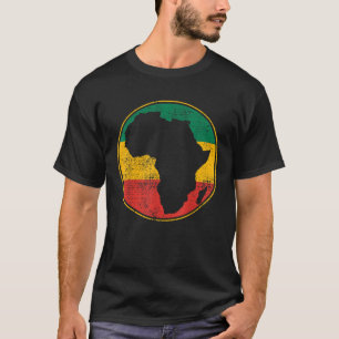 Africa Vintage Retro Map Tanzania Namibia Kenya So T-Shirt