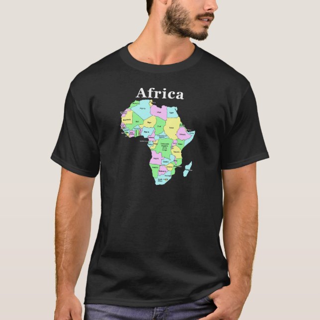 Africa - (White text for dark items) T-Shirt (Front)